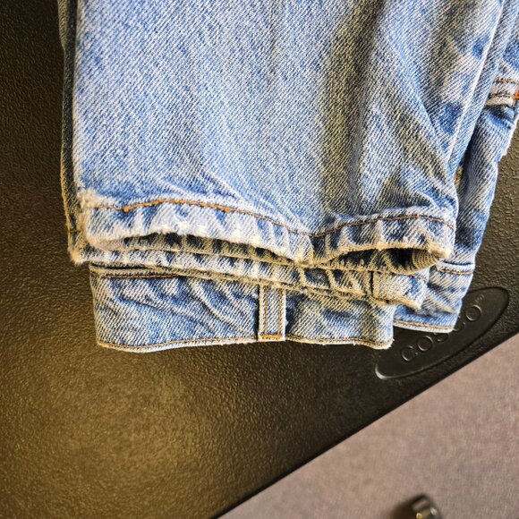 Vintage Levis 550 90's Orange Tab Relaxed Fit Tapered Leg Jeans W26 L32 - Picture 6 of 11